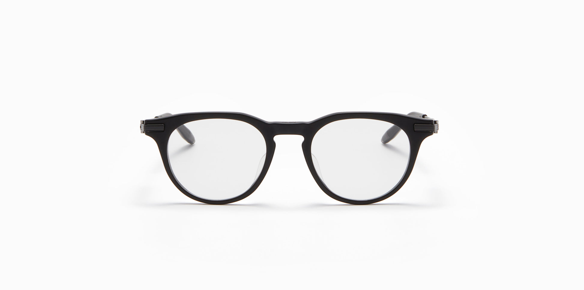 Gemini Akoni Eyeglasses Matte Black Round