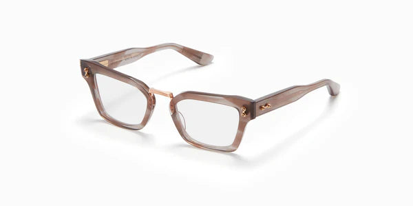 Luna Akoni Eyeglasses Nude Grey Swirl Cat Eye