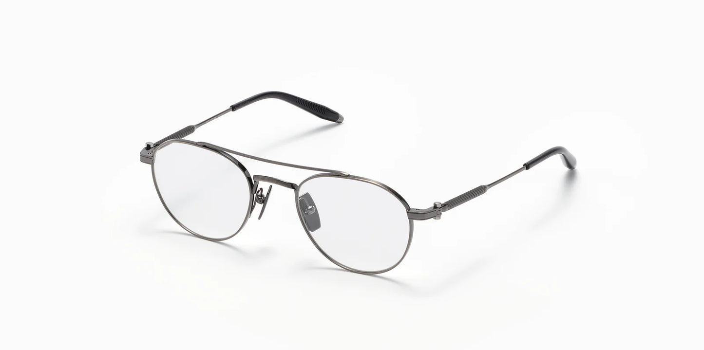 Mercury Akoni Eyeglasses Antiqued Silver Aviator