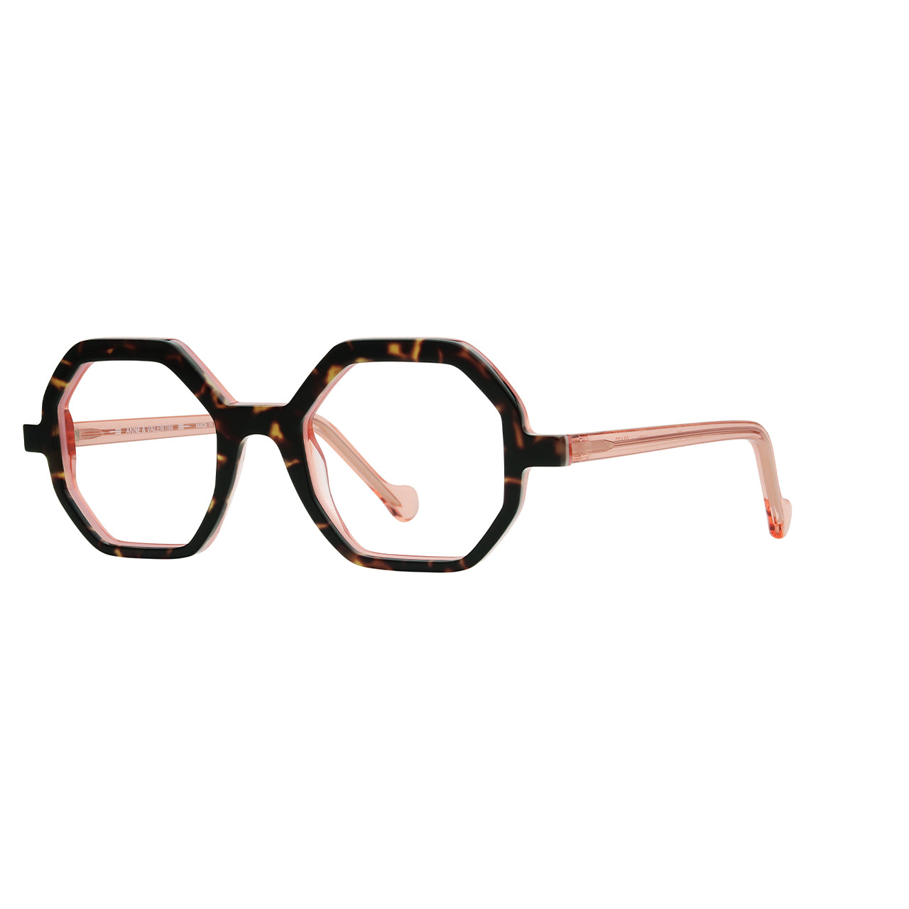 Anne Et Valentin ABIRA Eyeglasses Tortoise Pink 21A33 Side