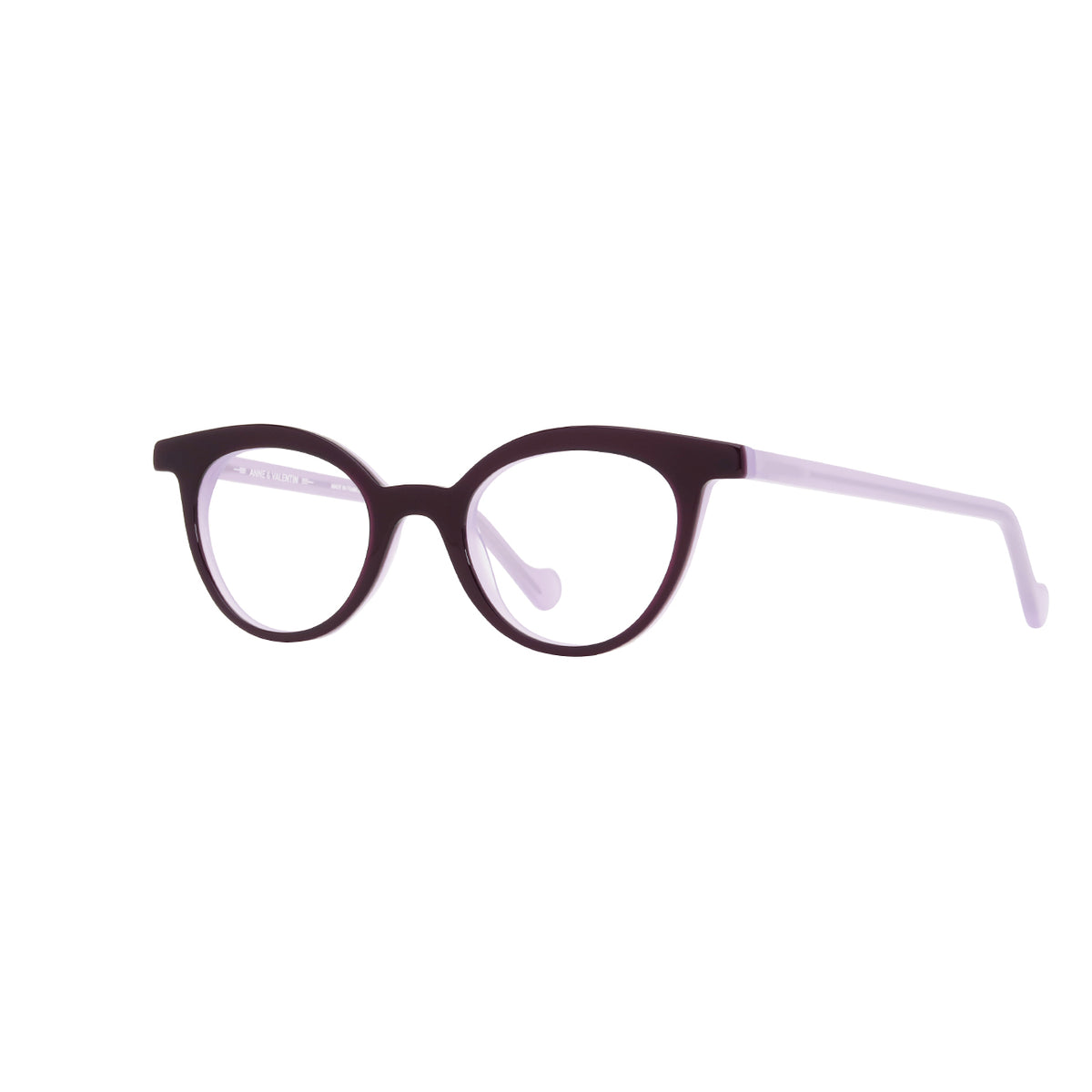 Anne Et Valentin ALMA 2 Eyeglasses Purple 26A47 Side