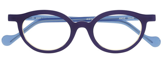 Anne Et Valentin ANGIE Eyeglasses Purple Blue 26A46 Front