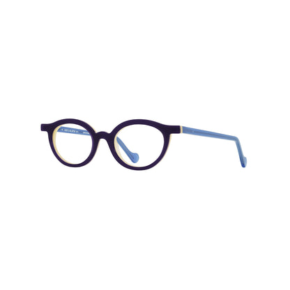 Anne Et Valentin ANGIE Eyeglasses Purple Blue 26A46 Side