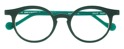 Anne Et Valentin AZALEE Eyeglasses Green 26A54 Front