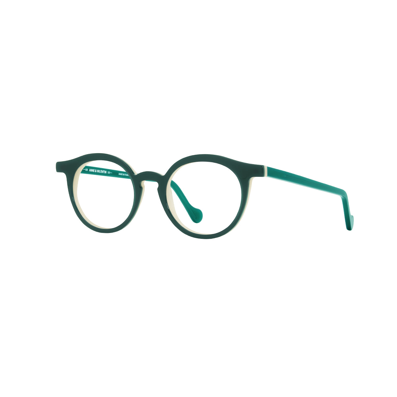 Anne Et Valentin AZALEE Eyeglasses Green 26A54 Side