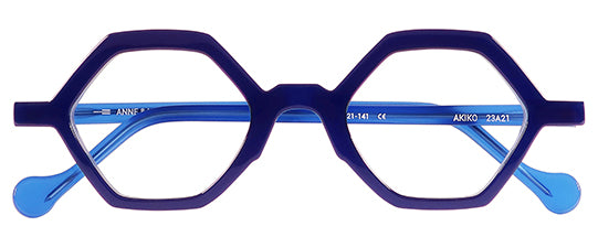 Anne Et Valentin Akiko Eyeglasses Blue 23A21 Front