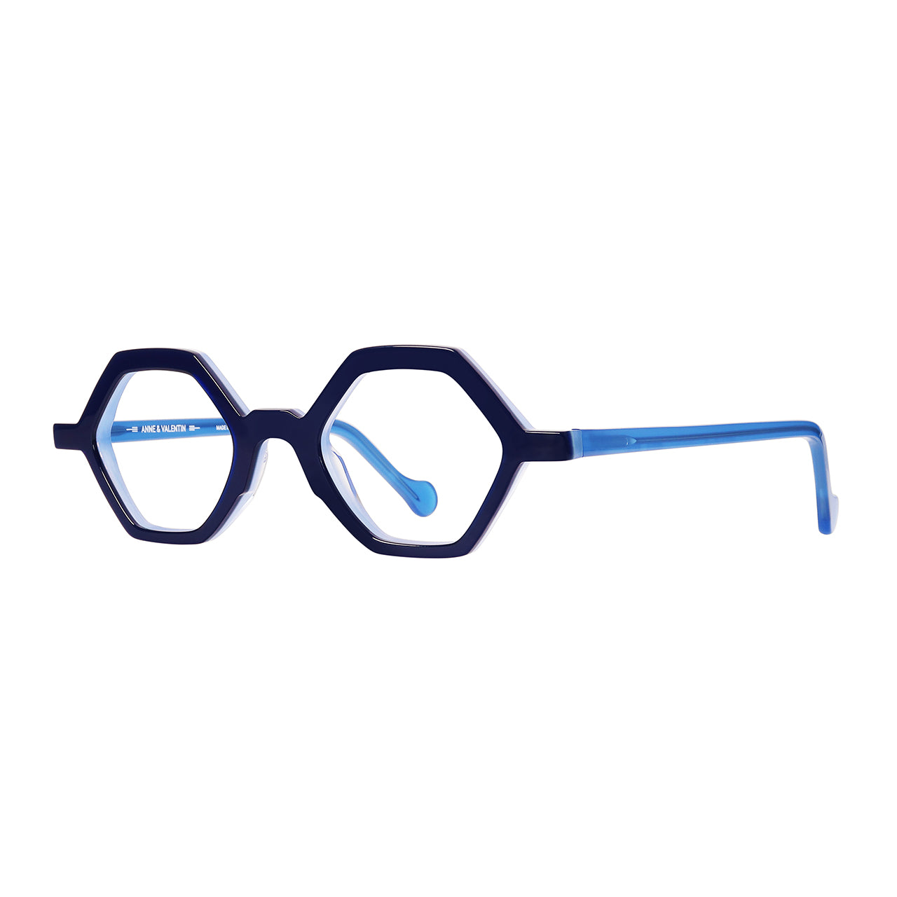 Anne Et Valentin Akiko Eyeglasses Blue 23A21 Profile