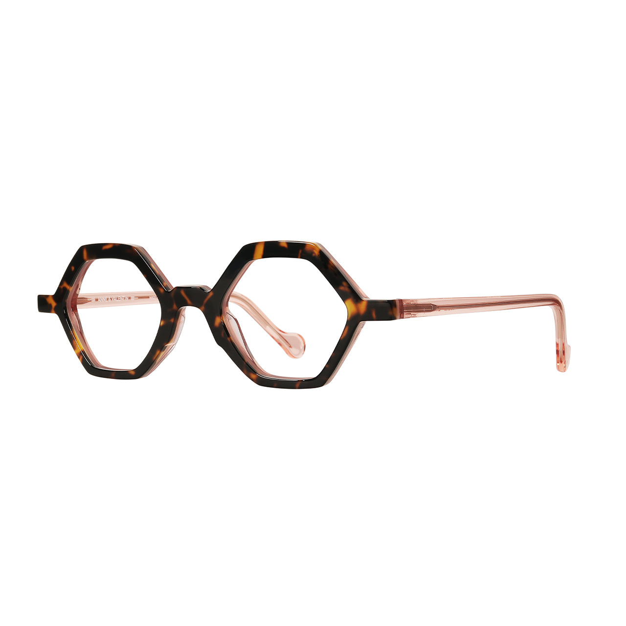 Anne Et Valentin Akiko Eyeglasses Tortoise Pink 21A33 Profile