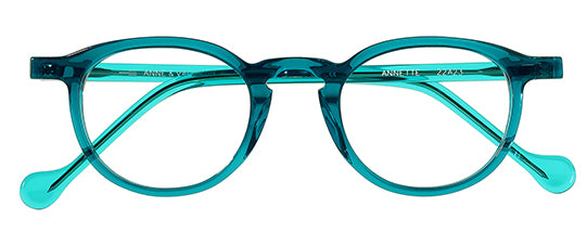 Anne Et Valentin Annette 2 Eyeglasses Teal 22A23 Front