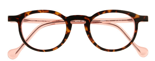 Anne Et Valentin Annette 2 Eyeglasses Tortoise Pink 21A33 Front