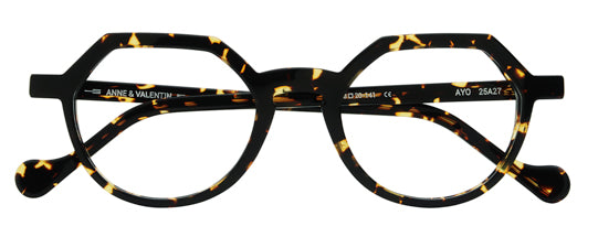 Anne Et Valentin Ayo Eyeglasses Dark Tortoise 25A27 Front