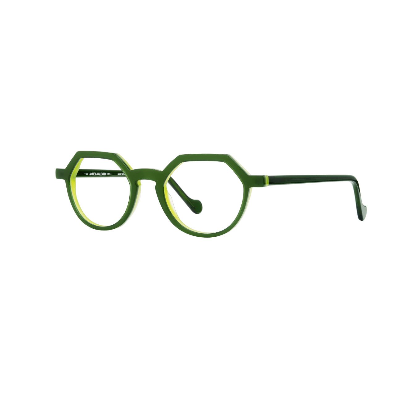 Anne Et Valentin Ayo Eyeglasses Green 25A31 Profile
