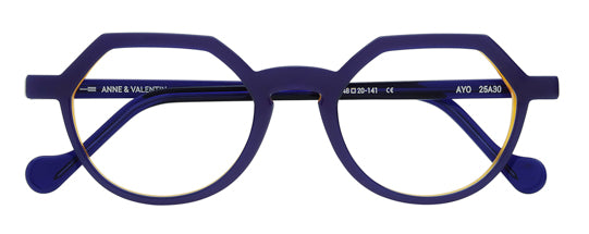 Anne Et Valentin Ayo Eyeglasses Purple 25A30 Front