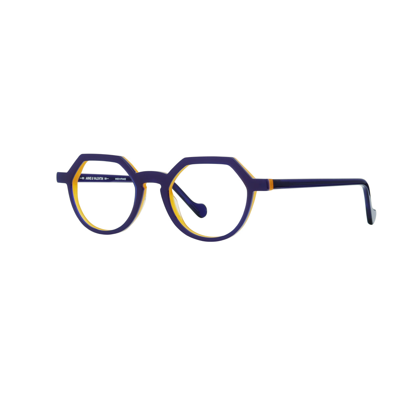 Anne Et Valentin Ayo Eyeglasses Purple 25A30 Profile