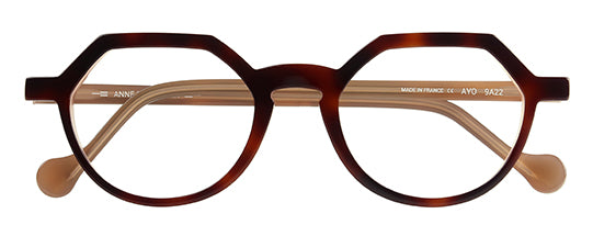 Anne Et Valentin Ayo Eyeglasses Tortoise Beige 9A22 Front