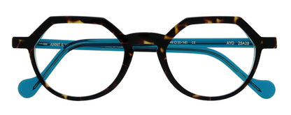 Anne Et Valentin Ayo Eyeglasses Tortoise Blue 25A28 Front
