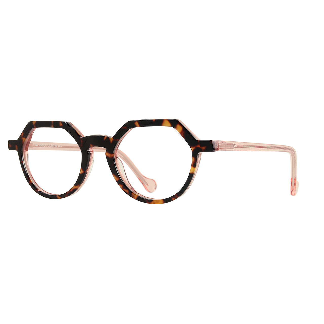 Anne Et Valentin Ayo Eyeglasses Tortoise Pink 21A33 Profile