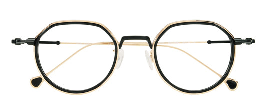 Anne Et Valentin BALDWIN Eyeglasses Cream Black 25B35 Front