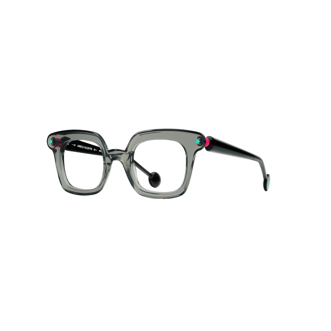 Anne Et Valentin BOP Eyeglasses Grey 24A15 Side