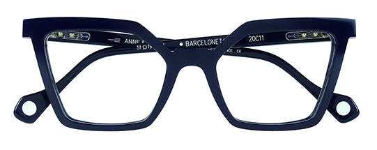 Anne Et Valentin Barceloneta Eyeglasses Navy 20C11 Front at Gazal Eyecare Roswell Atlanta