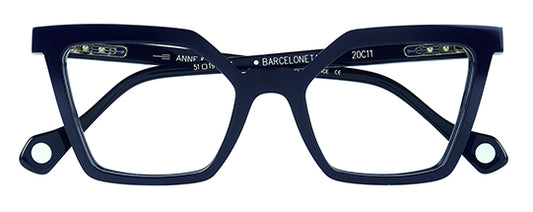 Anne Et Valentin Barceloneta Eyeglasses Navy 20C11 Front at Gazal Eyecare Roswell Atlanta