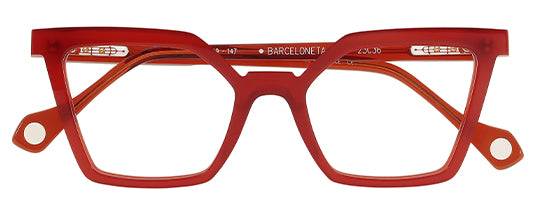 Anne Et Valentin Barceloneta Eyeglasses Red 23C36 Front at Gazal Eyecare Roswell Atlanta