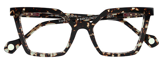 Anne Et Valentin Barceloneta Eyeglasses Speckled Tortoise 20C13 Front at Gazal Eyecare Roswell Atlanta