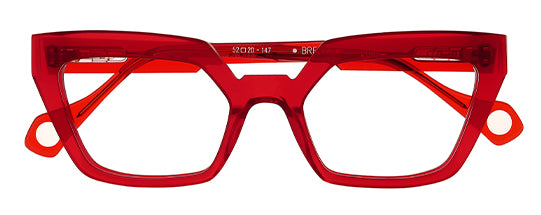Anne Et Valentin Brera Eyeglasses Red 21D07 Front at Gazal Eyecare Roswell Atlanta