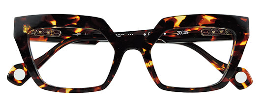 Anne Et Valentin Brera Eyeglasses Tortoise 20C09 Front at Gazal Eyecare Roswell Atlanta