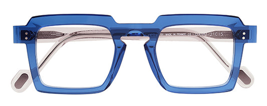 Anne Et Valentin David Eyeglasses Blue Crystal 21C15 Front at Gazal Eyecare Roswell Atlanta