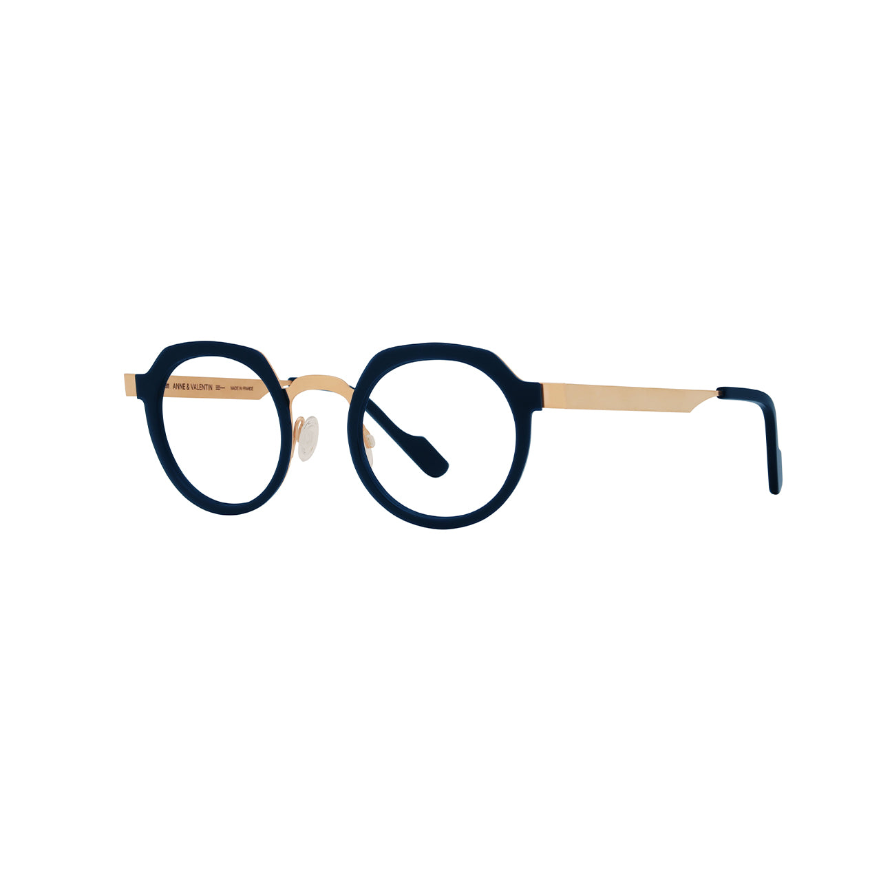 Anne Et Valentin FANELY Eyeglasses Blue Gold 25B15 Side