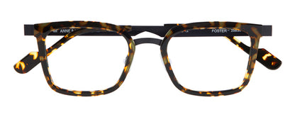 Anne Et Valentin FOSTER Eyeglasses Tortoise Black 25B30 Front