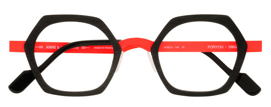 Anne Et Valentin Foryou Eyeglasses Brown Red 25B22 Front