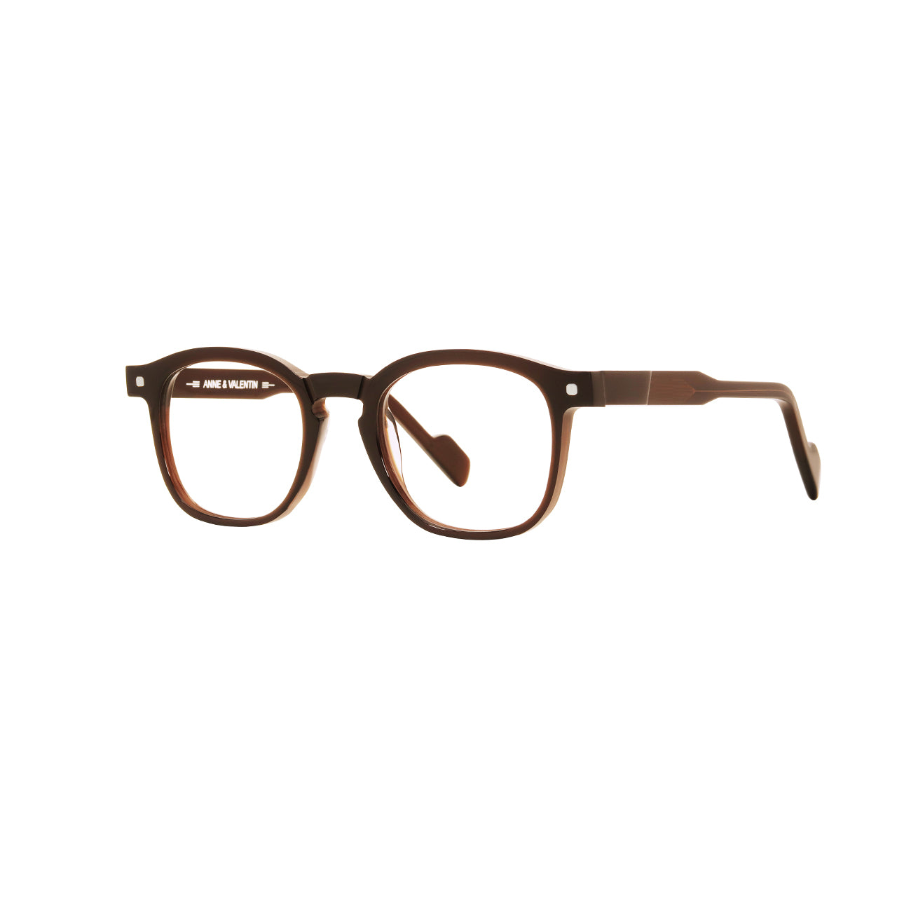 Anne Et Valentin JEPENSE Eyeglasses Brown 26A03 Side