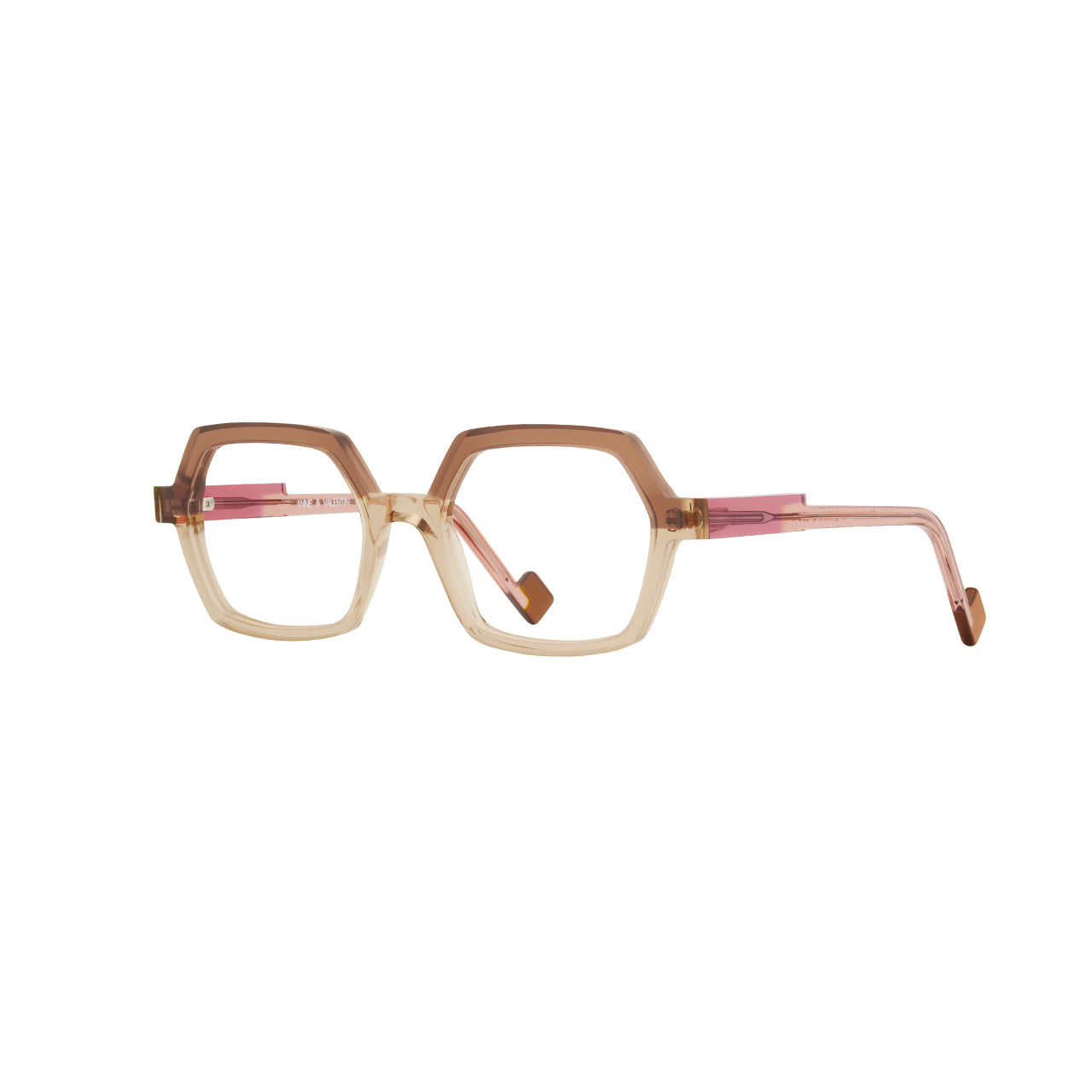 Anne Et Valentin LIRIK Eyeglasses Beige Pink 25C41 Side