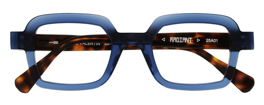 Anne Et Valentin RADIANT Eyeglasses Blue Tortoise 25A01 Front