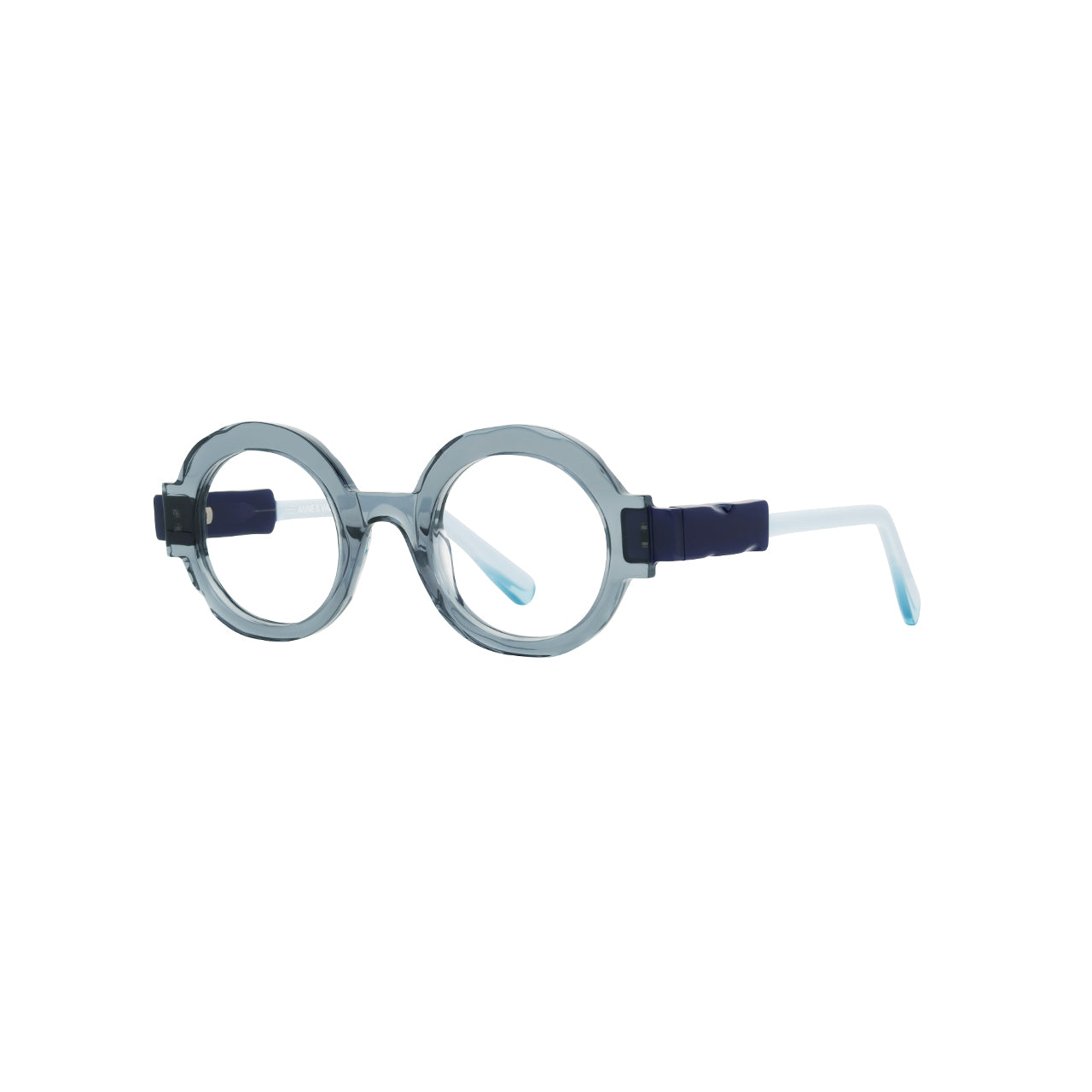 Anne Et Valentin VITRI Eyeglasses Blue 26A42 Side