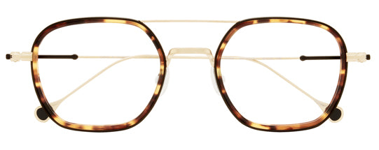 Anne et Valentin Bataille Eyeglasses Tortoise Gold 23A37 Front