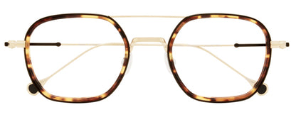 Anne et Valentin Bataille Eyeglasses Tortoise Gold 23A37 Front