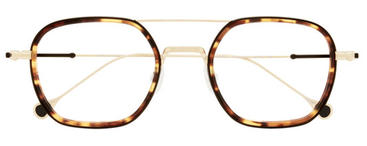 Anne et Valentin Bataille Eyeglasses Tortoise Gold 23A37 Front