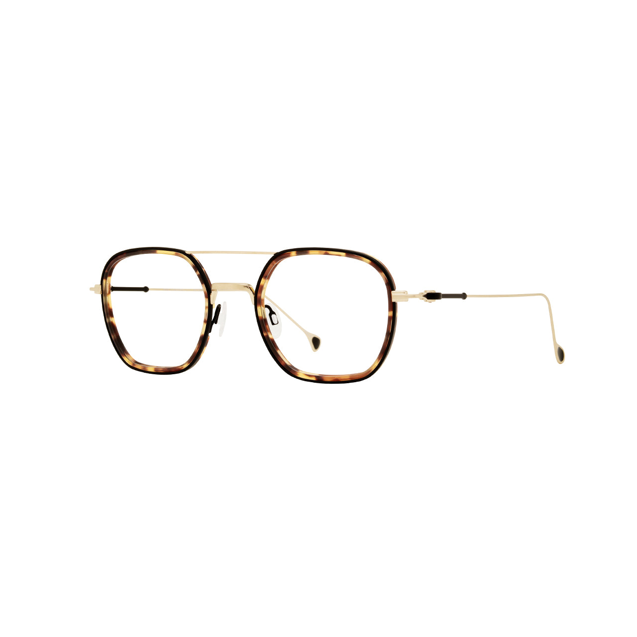 Anne et Valentin Bataille Eyeglasses Tortoise Gold 23A37 Side