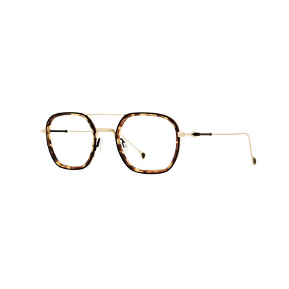 Anne et Valentin Bataille Eyeglasses Tortoise Gold 23A37 Side
