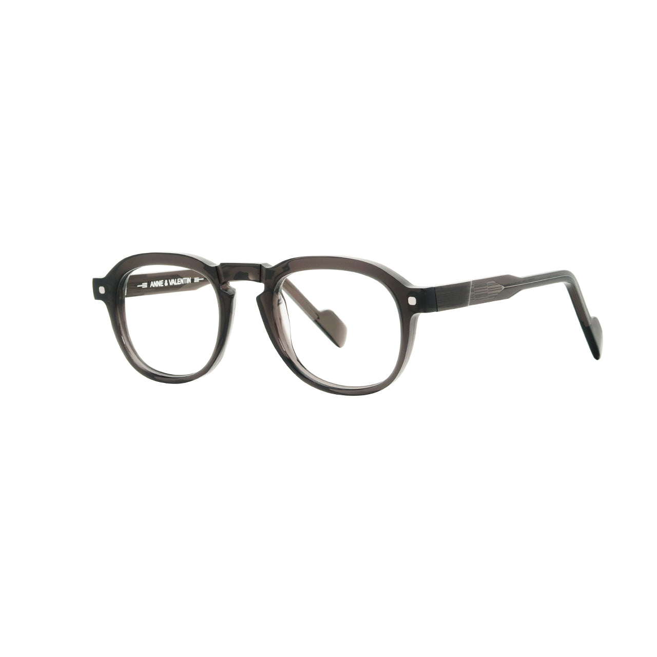 Anne et Valentin Jechante Eyeglasses Brown 26A05 Side