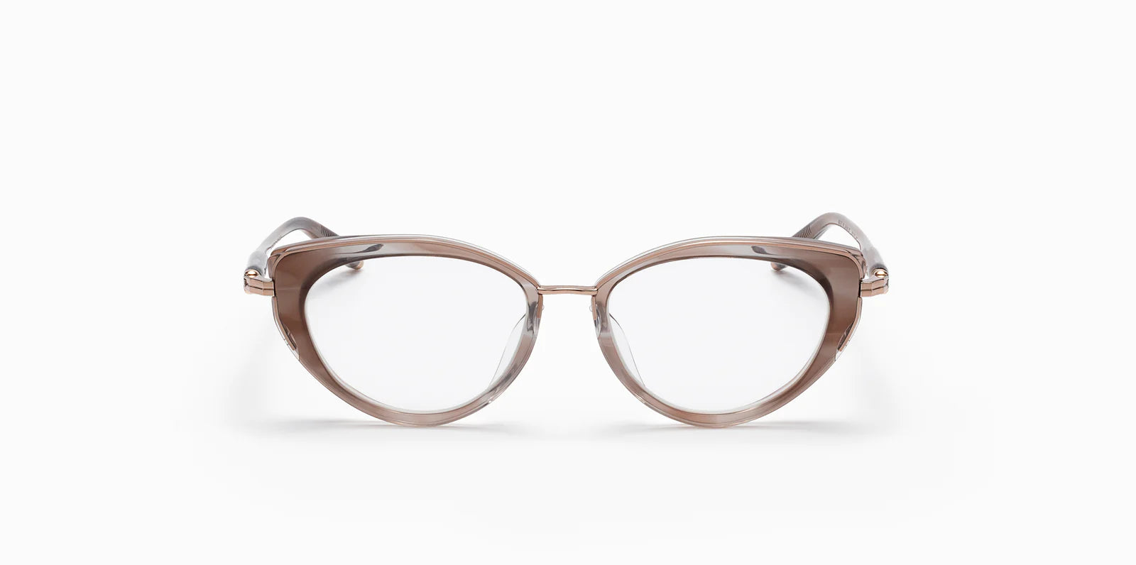 Athena Akoni Eyeglasses Nude and Grey Swirl