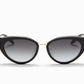 Athena Black Sunglasses Cat Eye