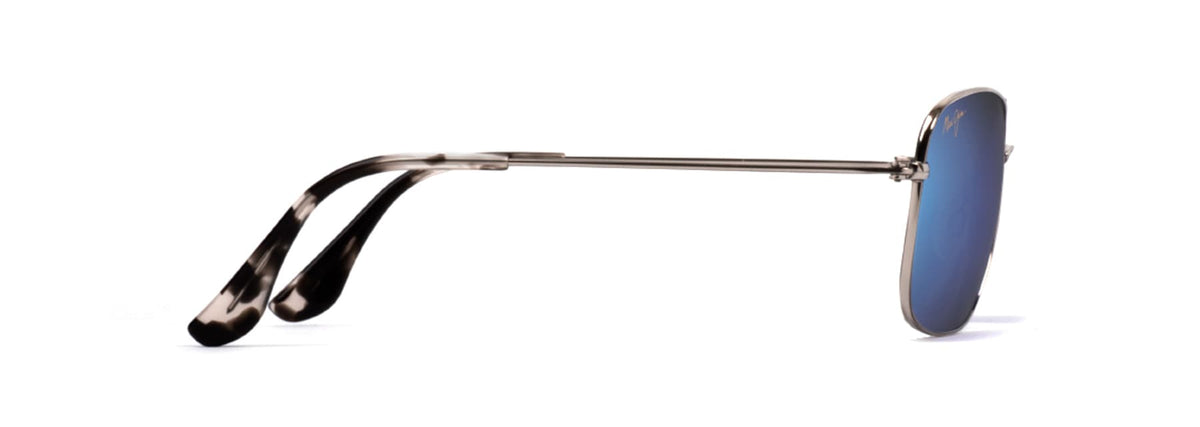 Maui Jim Wiki Wiki sunglasses in Silver - Blue Hawaii, side view
