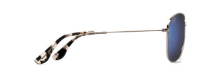 Maui Jim Cliff House sunglasses in Silver - Blue Hawaii, side view