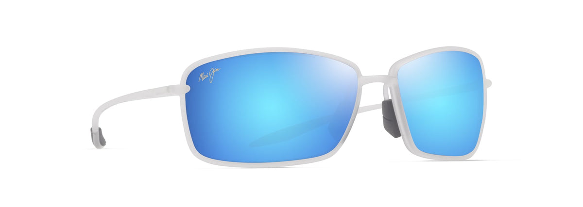 Maui Jim Malu sunglasses in Matte Crystal, angled view