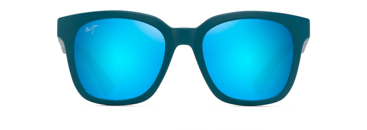 Maui Jim Honua AF sunglasses in Matte Petrol Blue, front view