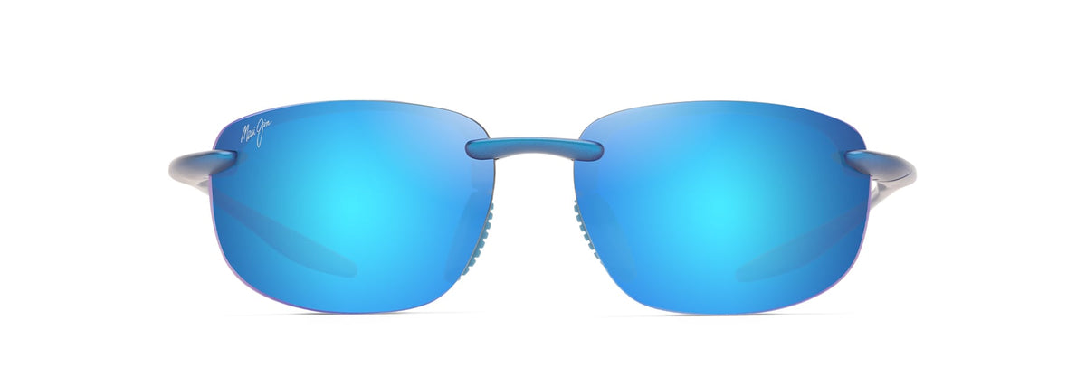 Maui Jim Hookipa Ultra sunglasses in Matte Metallic Blue, front view